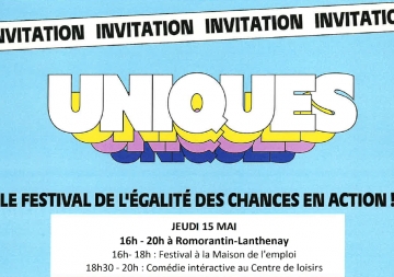 UNIQUES : le festival de l'égalité des chances en action !