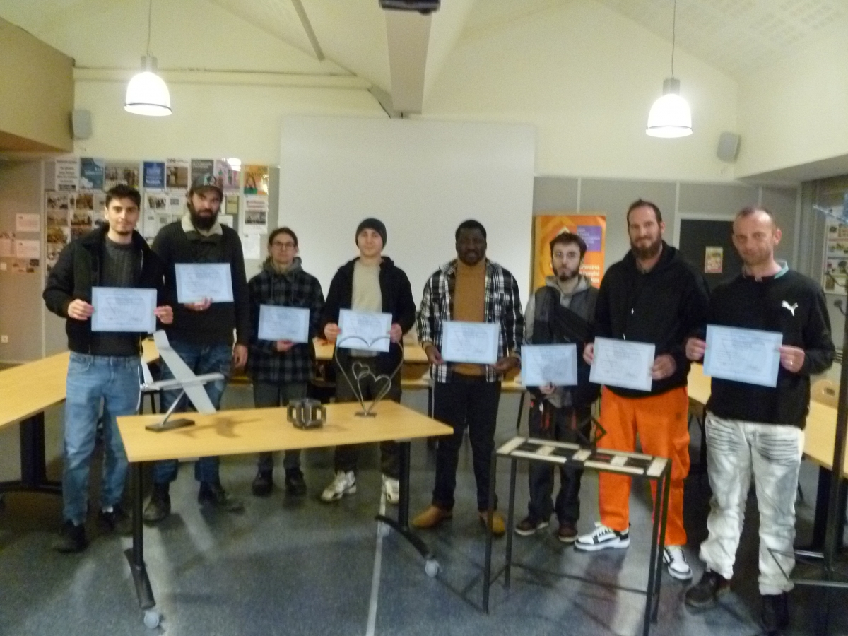 Remise de diplômes à la Maison de l'Emploi