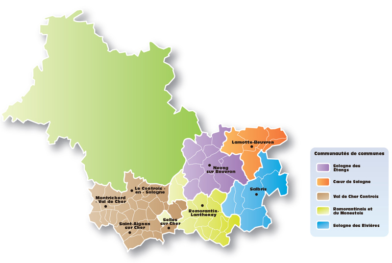 Carte du territoire